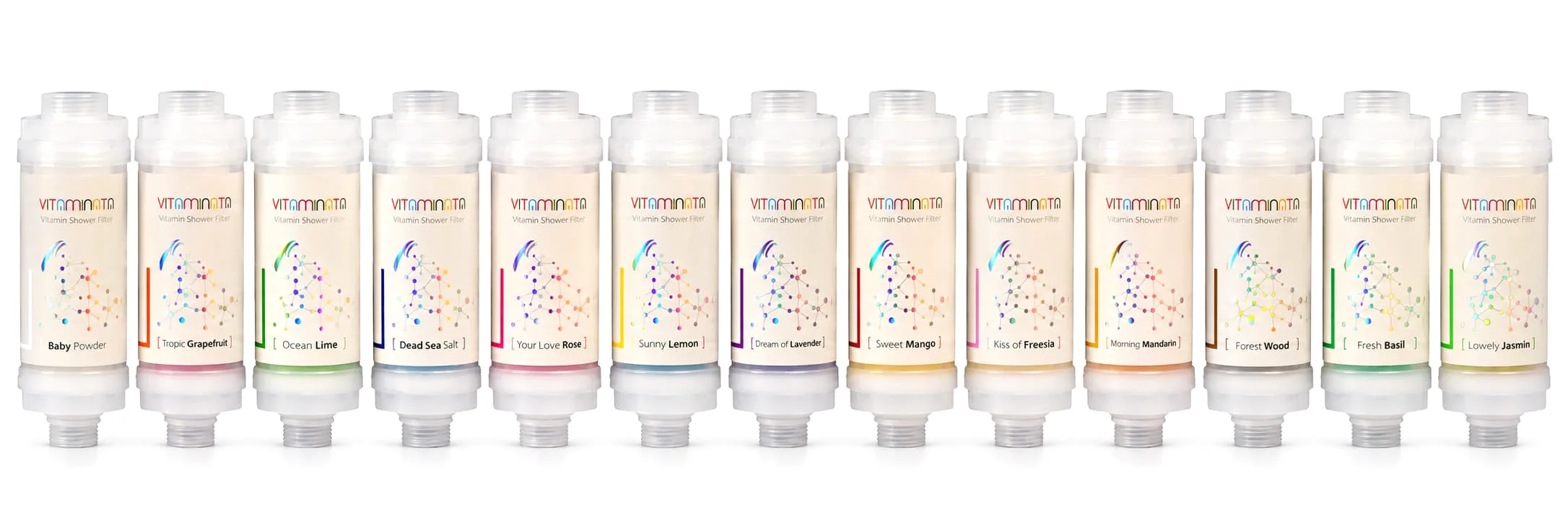 Vitaminata dušo filtrų kolekcija